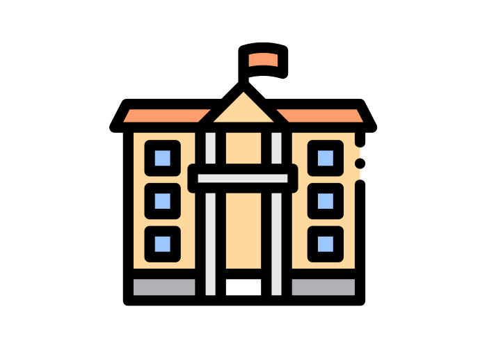 education cartoon education building by Rose Pest Solutions